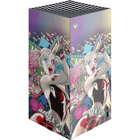 DC Comics Harley Quinn Action Pose XBox Series X Digital Edition Console Skin